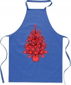 Karácsonyi konyhai kötény Piros karácsonyfa