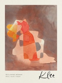 Reprodukció Reclining Woman - Paul Klee