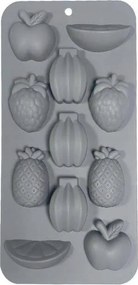 Szilikon jégforma gyümölcs forma jégkockákhoz és desszertekhez rugalmas