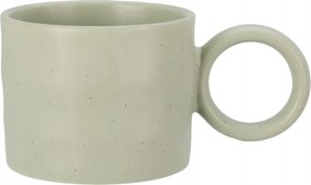 Porcelán bögre füllel 370ml dekoratív pöttyös