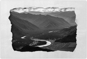 Poszterek 60x40 Kilátás a teraszról a Tyungurra