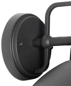 Modern kültéri fali lámpa fekete IP44 - Marcel