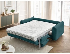 Kék kinyitható kanapé 214 cm Ernest – Bobochic Paris