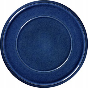 Porcelán Rak Stone Lapostányér átm. 28 cm kobaltkék