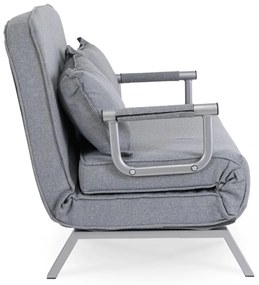 Kétszemélyes Ágyazható Kanapé Szürke Színben. BART 2