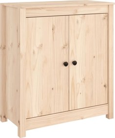 vidaXL tömör fenyőfa tálalószekrény 70 x 35 x 80 cm