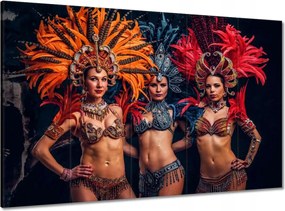 Festmények 100x70 Rio de Janei táncosnők karneválja