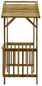 impregnált fenyőfa grillezőfészer 163,5 x 93 x 210 cm