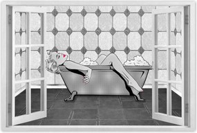 Poszterek 90x60 Marylin Monroe a kádban