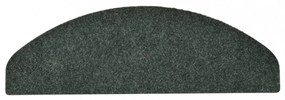 15 db zöld tűlyukasztott öntapadó lépcsőszőnyeg 65 x 21 x 4 cm