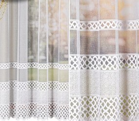 Minta 107627 méret 300x175cm jacquard függöny, egyenes (szegélyekkel)