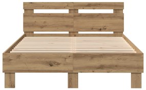 Tölgy Ágykeret Mesteri Tölgy Furnérozott Fa 120 x 190 cm Tartós