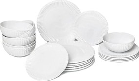 Purita 18 db-os fehér porcelán étkészlet - Bonami Essentials