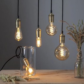 Meleg fehér szálas dimmelhető izzó E27, 3 W Spiral Filament – Star Trading