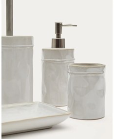 Krémszínű kerámia WC-kefe Savel – Kave Home