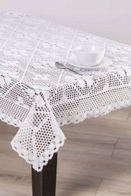 Pamut futófelület horgolt 50x100 fehér