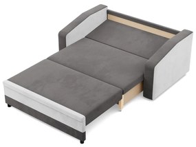 Hewlet kanapé, szövet anyag, szürke - fehér