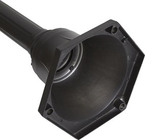 Klasszikus kültéri lámpás fekete 200cm IP44 - Daphne