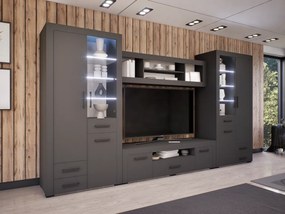 Altis szekrénysor (Antracit) modern