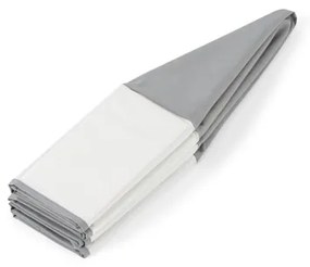 Gyerek száraz medence labdákkal, 80 cm átmérő, fehér/szürke