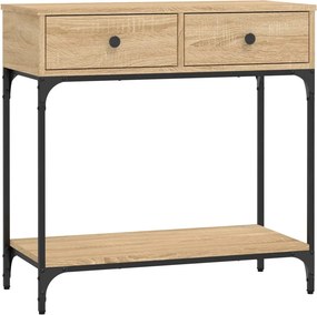 vidaXL sonoma tölgy színű szerelt fa dohányzóasztal 75 x 34,5 x 75 cm