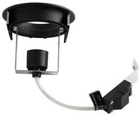 6 darabos modern, fekete, dönthető süllyesztett spotlámpa készlet AR70 - Cisco