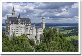 Poszterek keretben 60x40 Neuschwanstein kastély