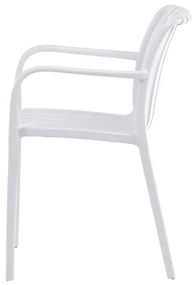 Fehér Műanyag Kerti Szék. CT-X7029 WT