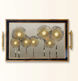 Üveg tálca, 38×24 cm – TPA9882