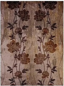 Fotótapéta virágok levelek retro stílus 206 x 275