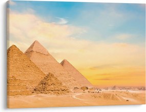 Az egyiptomi piramisok képe (70x50 cm)