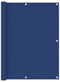 kék oxford-szövet erkélyparaván 120 x 600 cm
