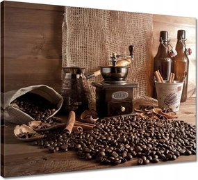 Vászonkép 50x40 Kávé világa