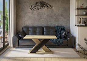 Dohányzóasztal Xalin (artisan + fekete). 1055275