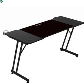 NERO karbon gamer asztal 120 × 60 cm