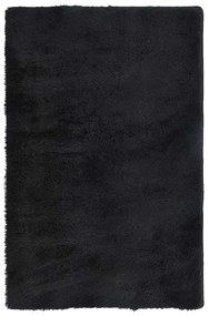 fekete hosszú szálú NAVARRA bozontos szőnyeg 130x200 cm