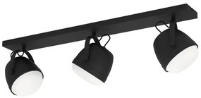 Eglo 390045 - Spotlámpa UPANEMA 3xE27/28W/230V fekete