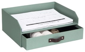 Zöld karton fiókos-dokumentumokhoz rendszerező Walter Canvas Paper Laminate – Bigso