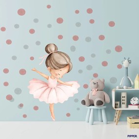 PIPPER. Textil falmatrica "Balett-táncos"