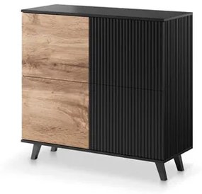 Komoda Ranae KM2 (wotan tölgy + fekete). 1038834