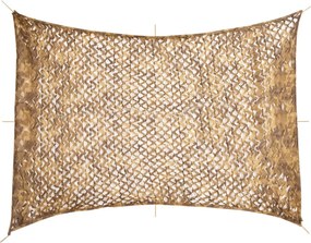 vidaXL homokszínű kamuflázsháló tárolózsákkal 516x400 cm