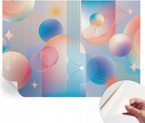 Öntapadós fotótapéta a konyhába Mosható Színes absztrakt 208x146 cm