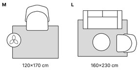 Szürke szőnyeg 120x170 cm Creation – Think Rugs