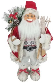 Piros-fehér Santa Claus dekoráció 60cm