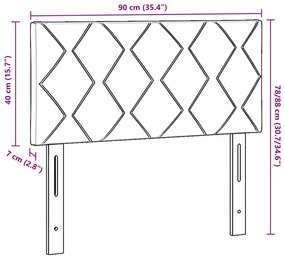 Fejtámla LED -es lámpákkal fejtámlával Kék 90 cm szövet