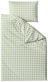 Krepp ágynemű kiságyhoz Renforcé GRENTIS zöld Ágyneműhuzat mérete: 45 x 65 cm | 90 x 140 cm