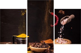 Kép - Fűszerek mozgásban (90x60 cm)