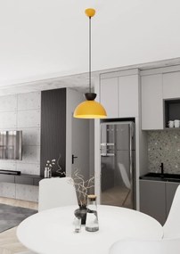 Emibig modern függeszték lunaro fekete narancs emi1474/1s