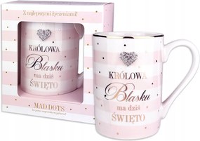 Bögre Mad Dots A Csillogás Királynője Ma Ünnep Elegáns Ajándék Nőknek
