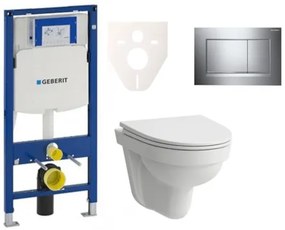 Fali WC szett Geberit előtétfalas szereléshez + Laufen Pro Nordic WC SIKOGES3H6